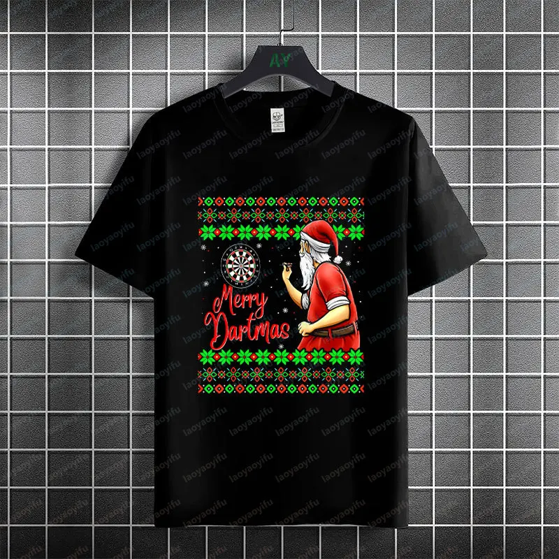 Men's Funny Darts & Brain Graphic T-Shirt with German Saying 100% Cotton Short Sleeve Casual Humor Style Tshirt Leisure Clothing