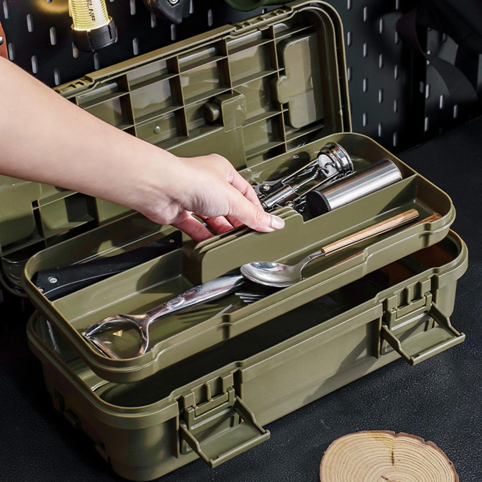 

Сверхмощный органайзер, ящик для инструментов большой емкости с утолщенным материалом, прочный органайзер, подходящий для домашнего использования