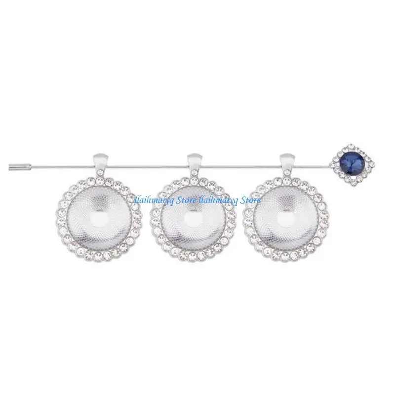 573B Customizable Photo Locket Pendant for Bridal Bouquet Jewelry Souvenir