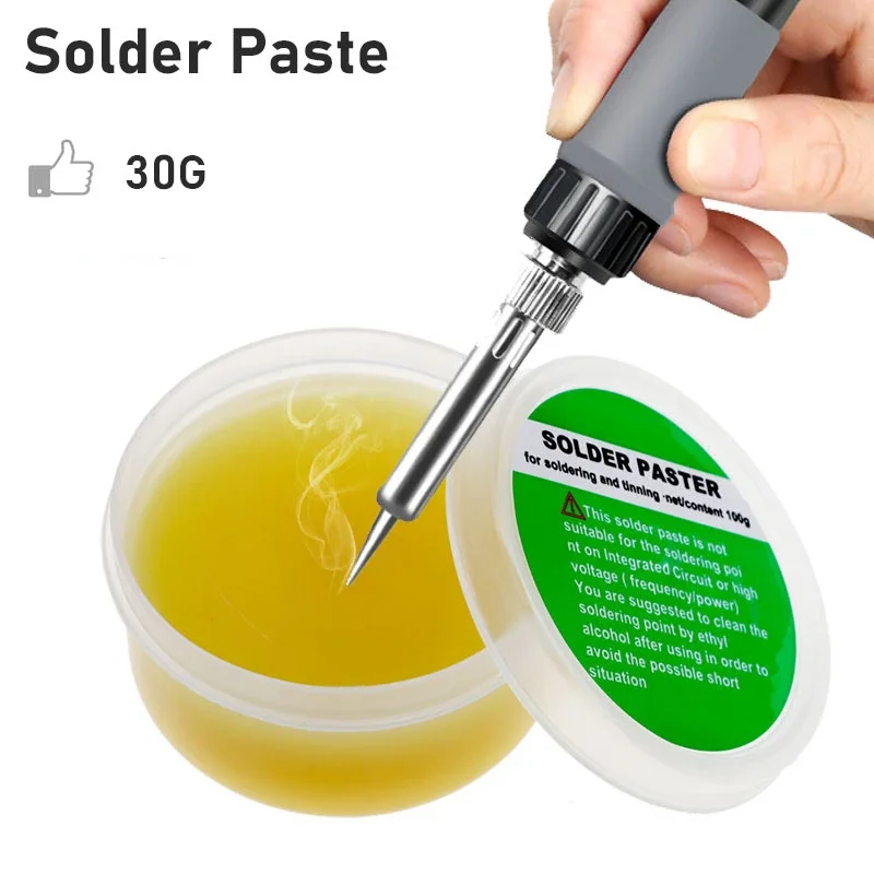 30g Rosin Lead-free Environmentally Friendly Soldering Paste Flux Welding Circuit Board Electrical Parts Welding Repair Tool