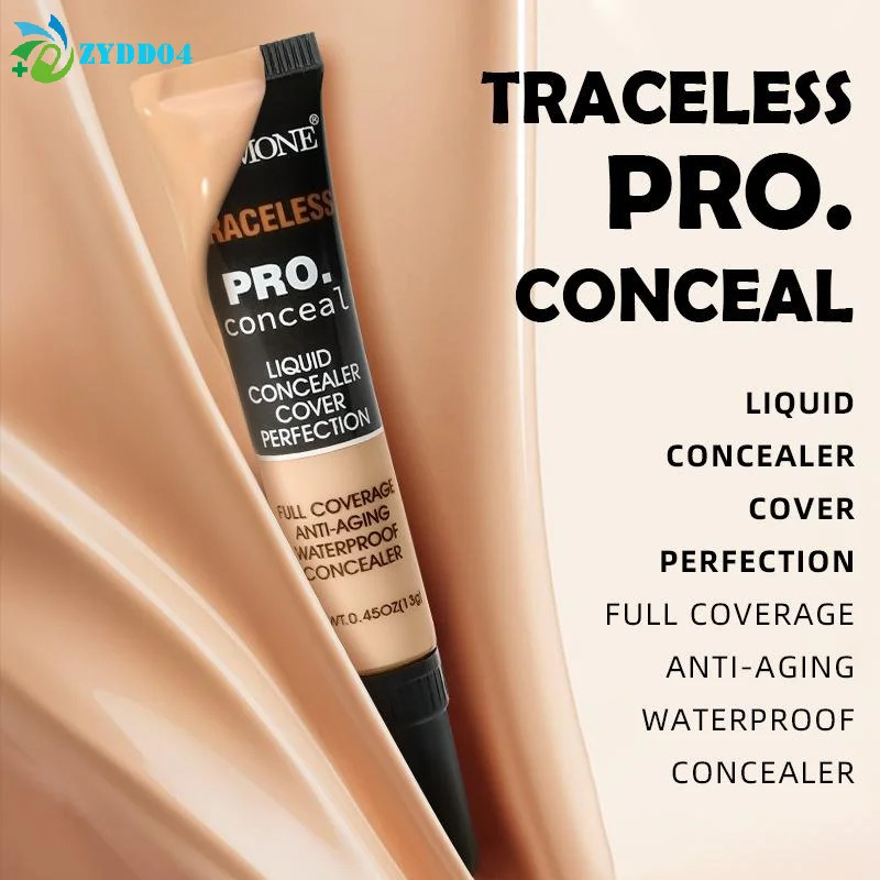 ● 13g professionele concealer flexibele concealer hydraterende vloeibare foundation om donkere kringen en acnevlekken te bedekken