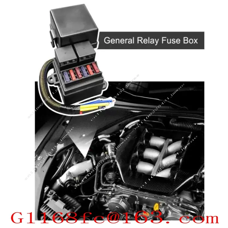 12V24V Car RV Spotlight Circuit Modification, 6-way Relay, 2-way Insurance Power Control Fuse Box