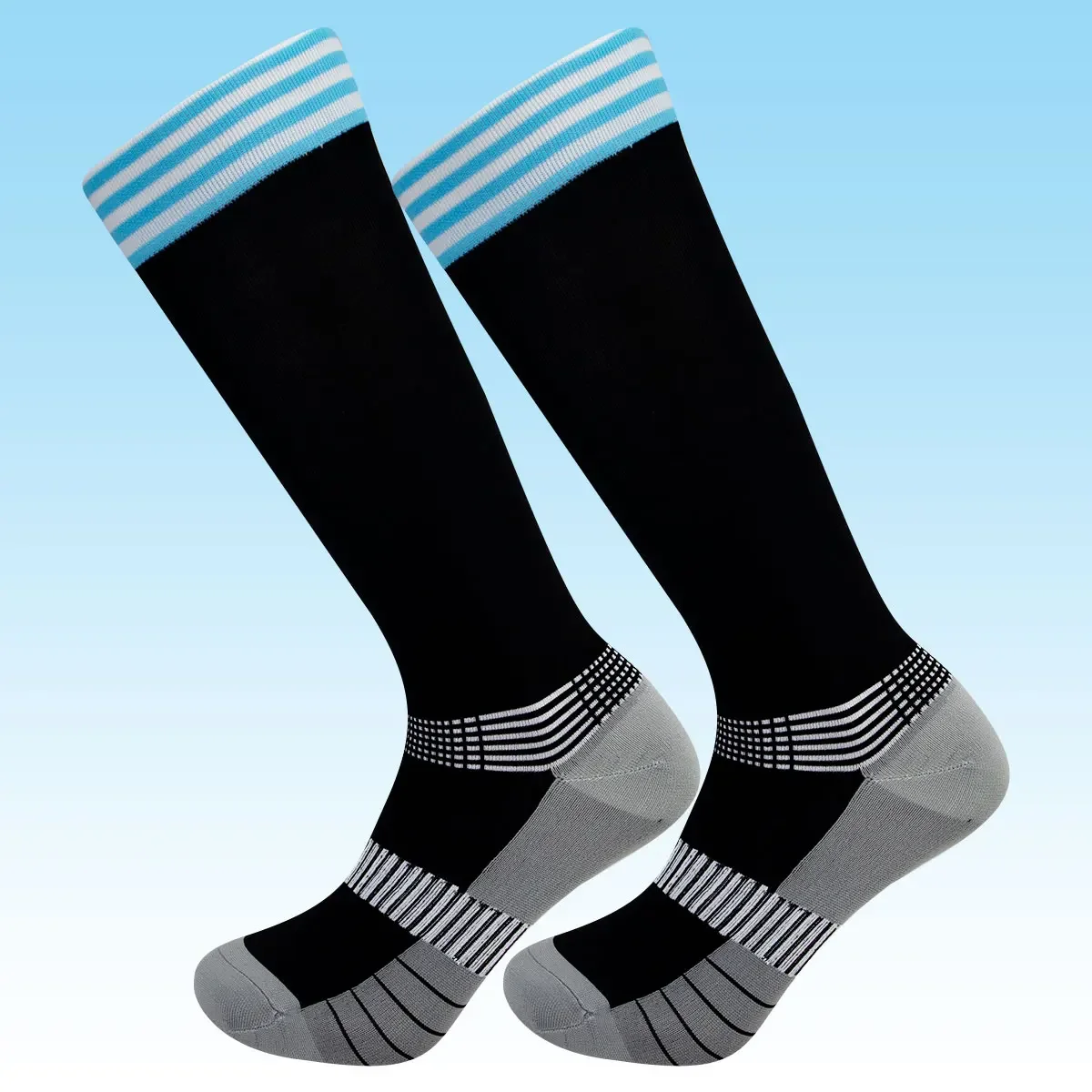 1pairs23-24 الموسم نادي كرة القدم الأوروبي أنماط الأطفال الكبار جوارب لكرة القدم بنين طفل طويل الركبة عالية منشفة أسفل الرياضة جورب