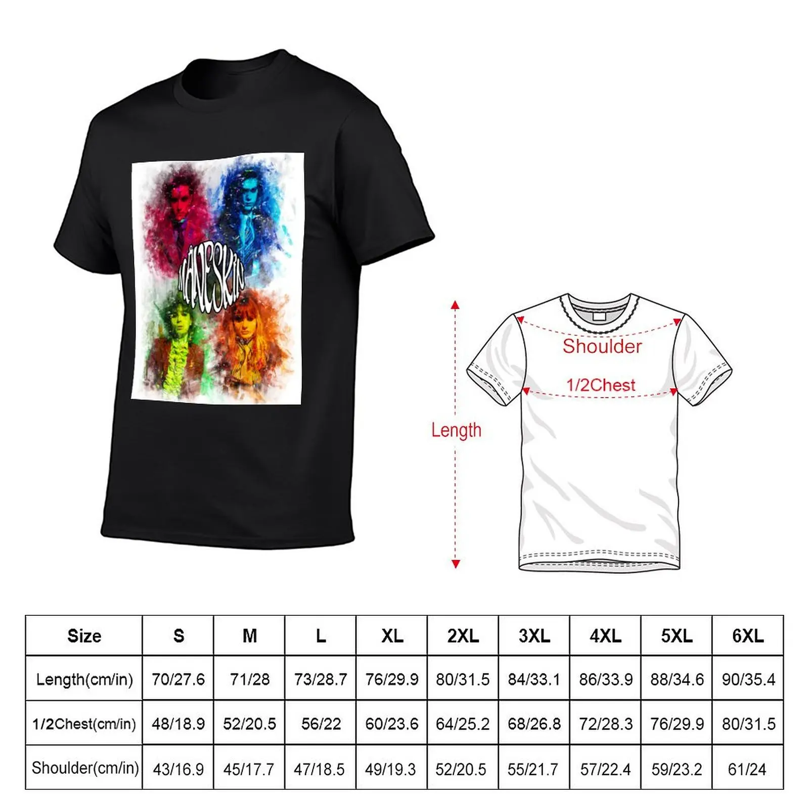 M?NESKIN Art T-Shirt korean fashion summer top custom t shirt sweat mens fashion