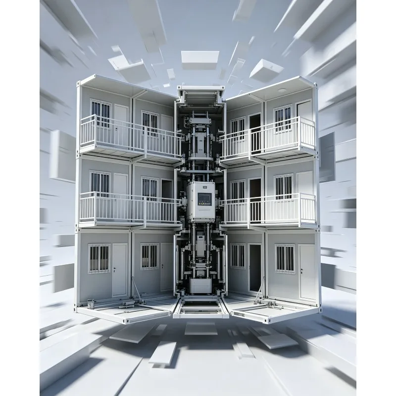 Prefabricated House Foldable Container Portable Room for Backyard Office Studio Creative Warehouse Extendable Fold Out Home