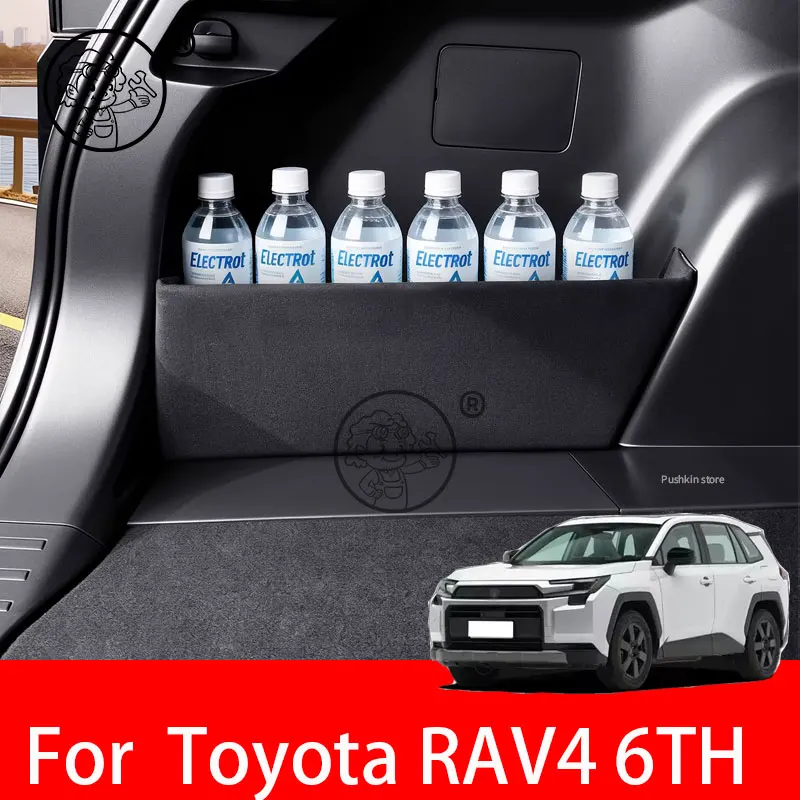 

Car Rear Spare Compartment Partition for Toyota RAV4 XA60 2026 2027 6TH Trunk Storage Side Baffle Auto Modification Accessories