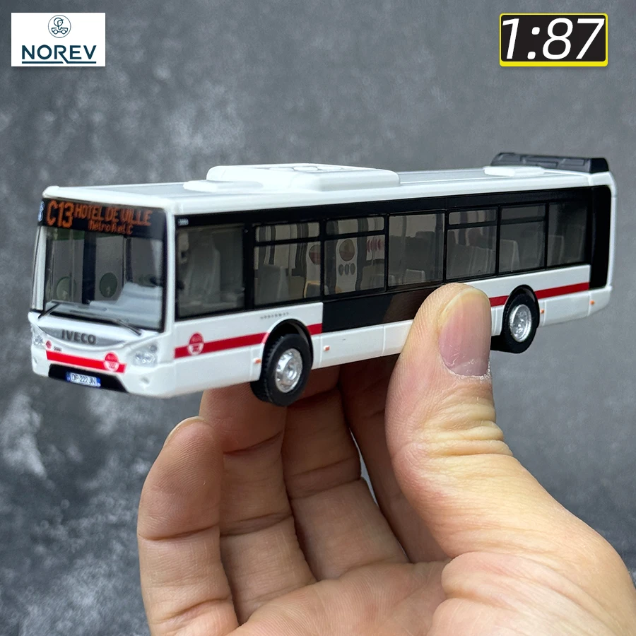 NOREV 1:87 scale new Iveco BUS Urbanway TCL C13 City bus model static display festive gift collection