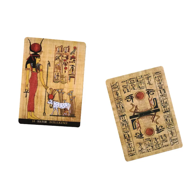 Egyptian Gods Oracle Tarot Card Leisure Fortune Divination Party Entertainment Chess Card Game Tarot 36 Card Deck