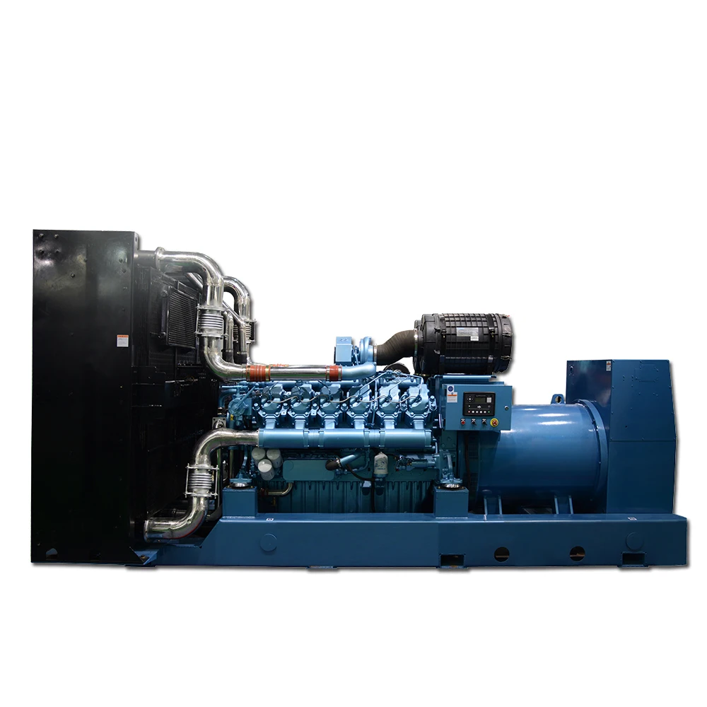 1100 kva 1100kw Airport Diesel Generator Set 1500 kwa Marine Generator