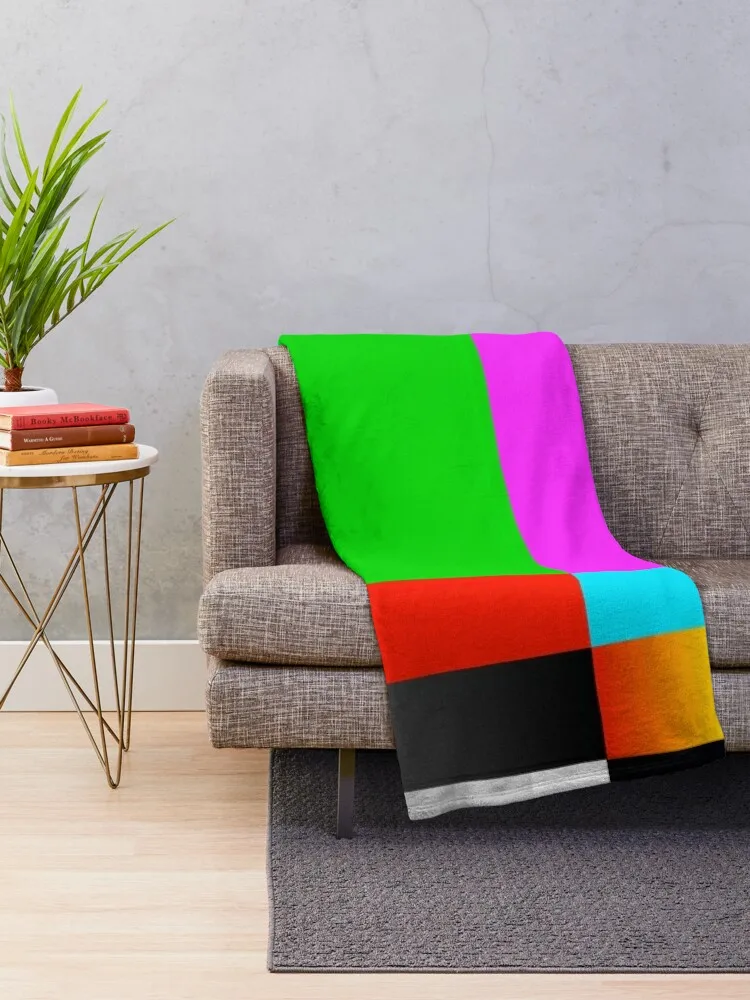 SMPTE test card Throw Blanket For Baby Multi-Purpose Blankets