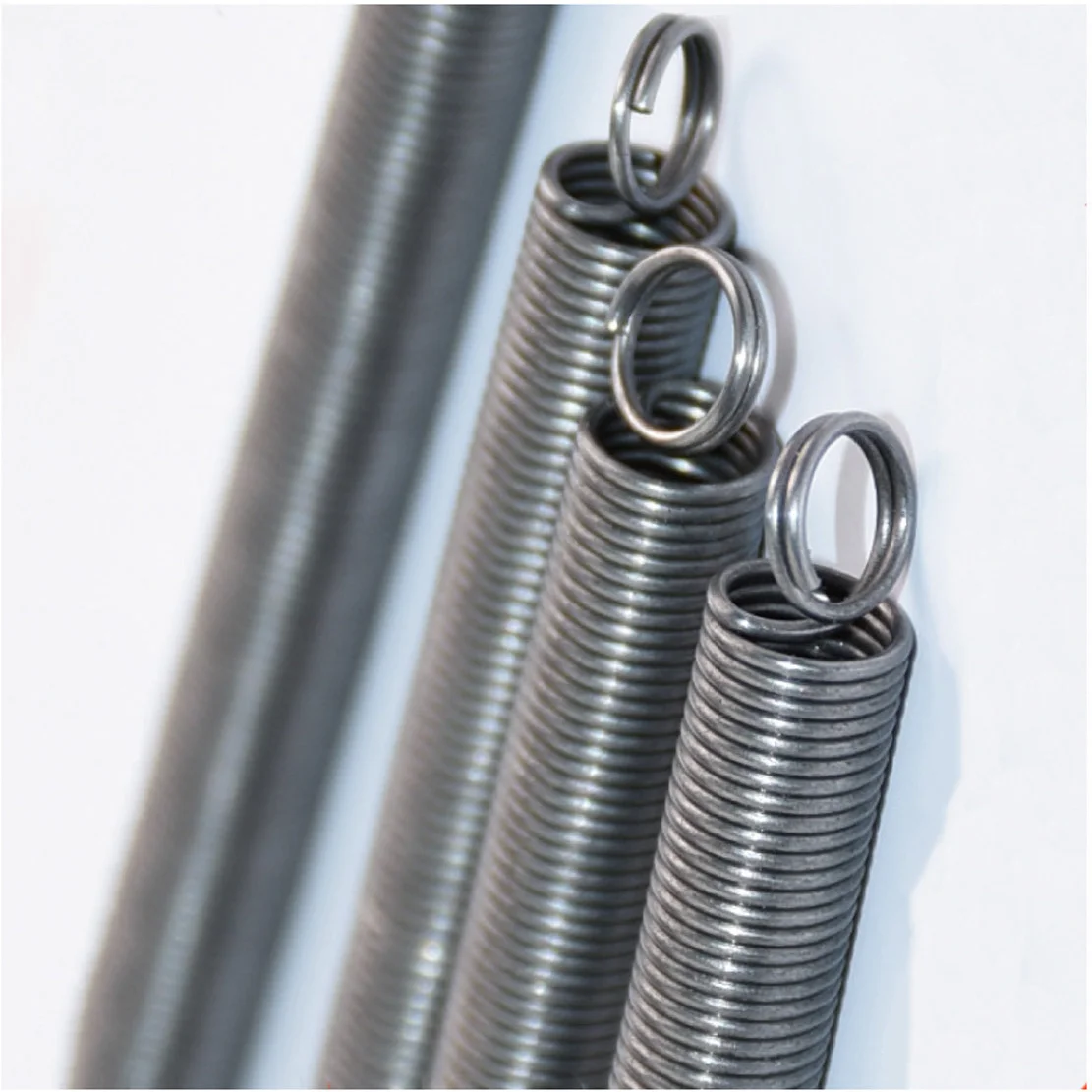 Tensile spring 300mm long double spring screw wire diameter 0.3/0.4/0.5/0.6/0.7/0.8/0.9mm outer diameter 3mm-9mm steel material