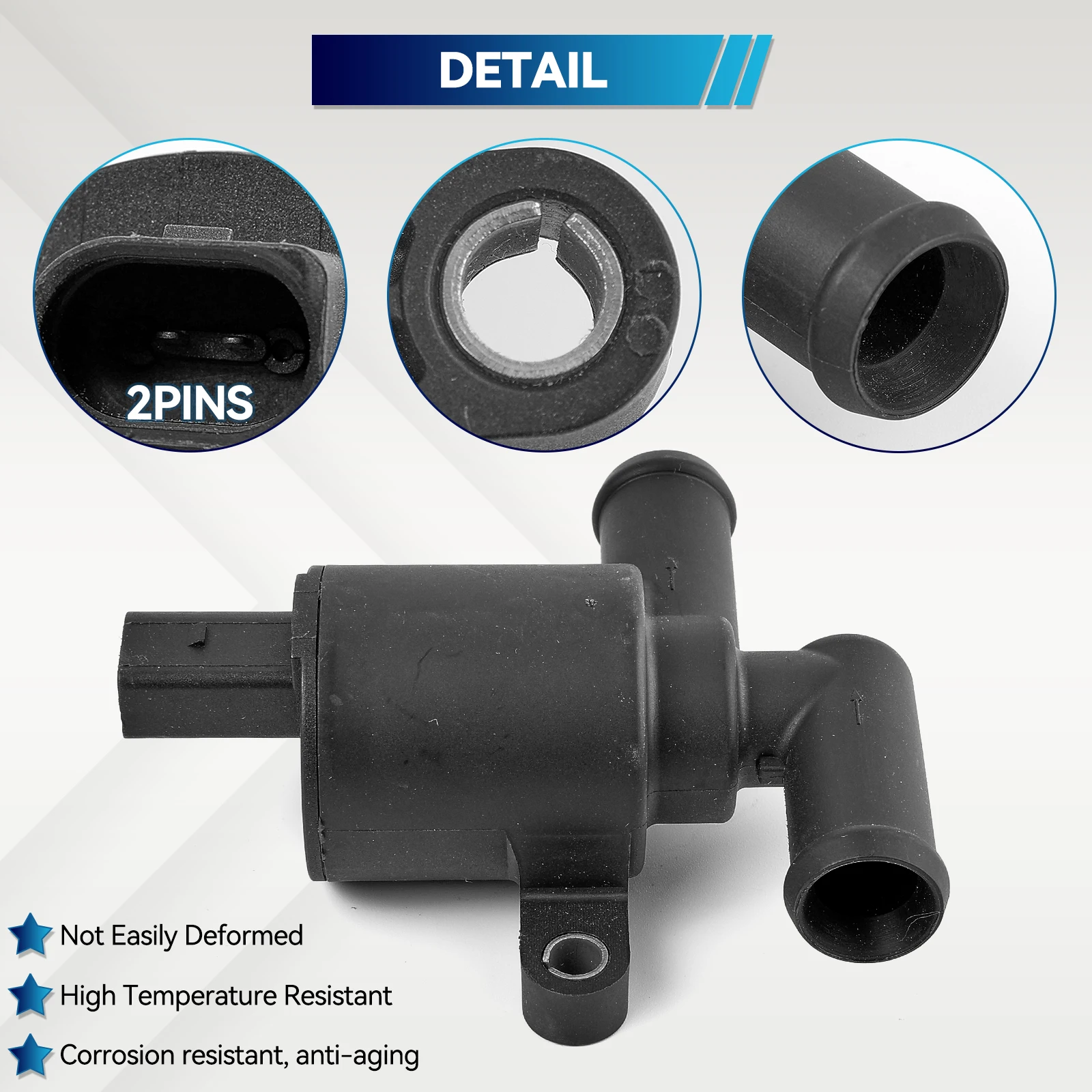 Coolant Control Valve For VW Sharan Beetle Golf VI  Passat B8 Scirocco Audi A1 A3 A4 B8 B9 A5 A6 C7 C8 A7 4H0121671D 4H0121671B