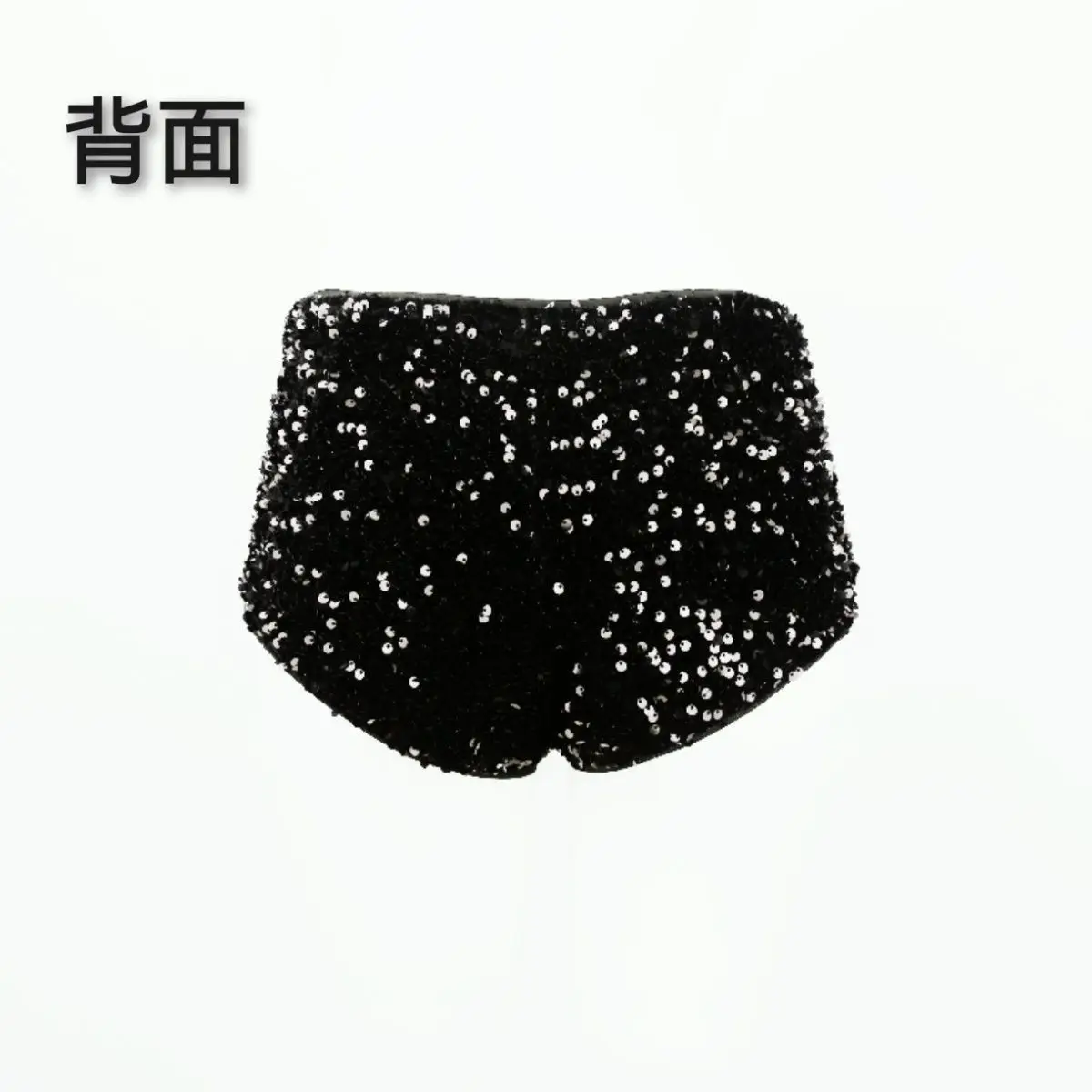 New Nightclub Women's Sexy Sequined Shorts Black