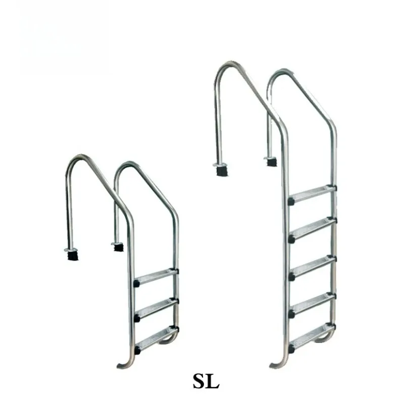 304/316 Stainless Steel 2/ 3/ 4/ 5 Steps Swimming Pool Ladder for Swimming Pool Equipment and Accessories