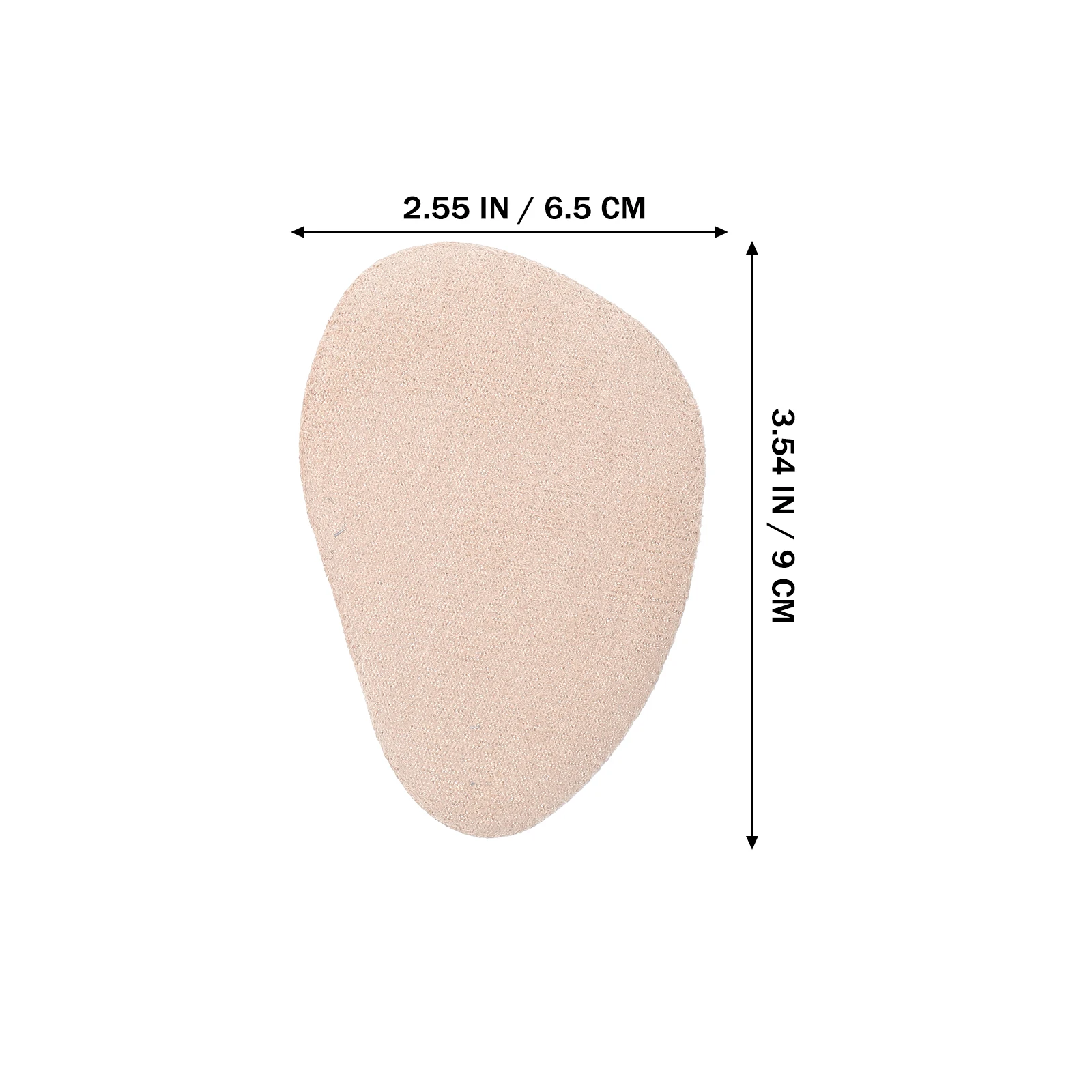 

6Pcs High Heel Pads Forefoot Cushion Grey Flannelette Non-Slip Insole Foot Pads Long-Lasting Wear-Resistant Shoe Inserts