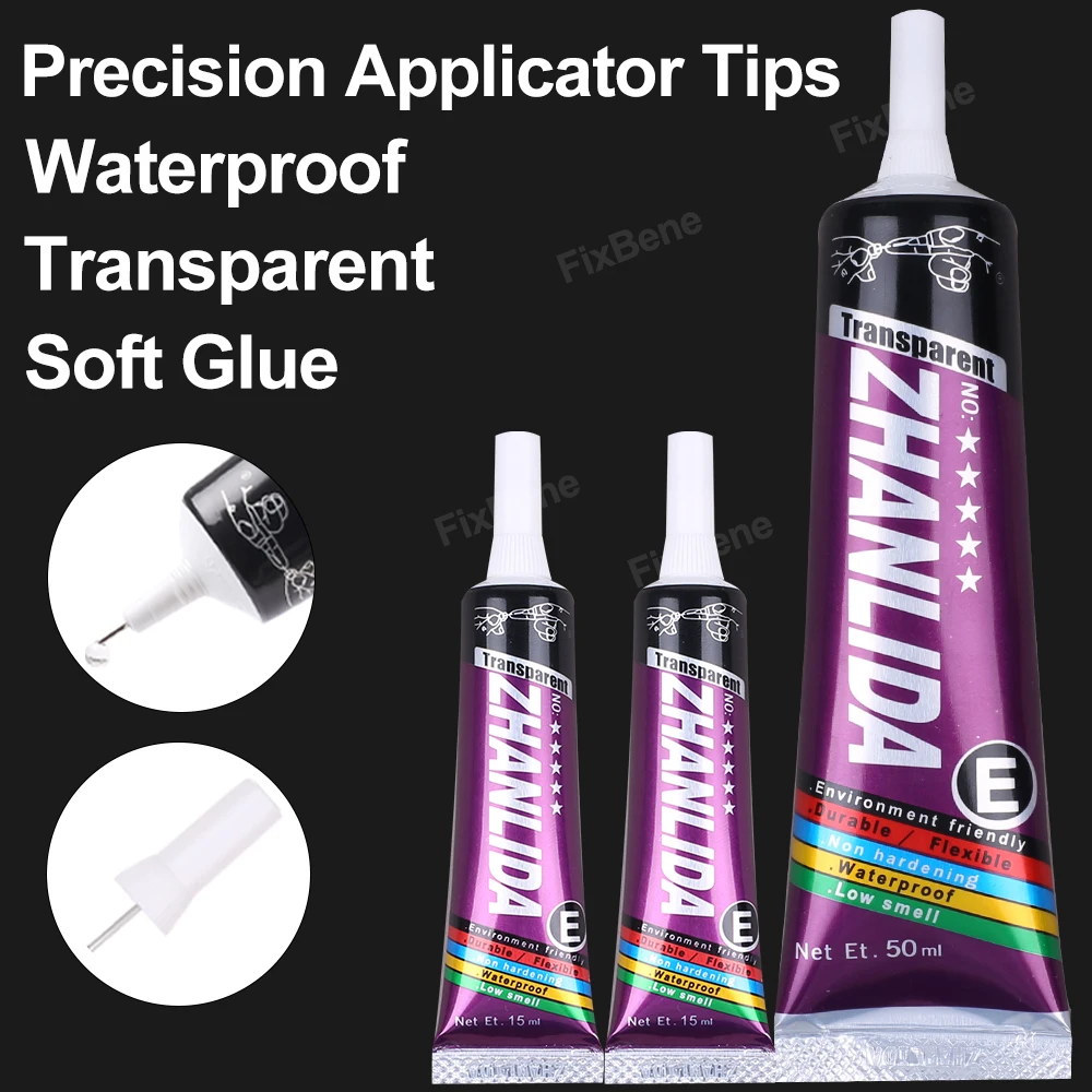 Professional Phone Screen Glue Back Cover Display Repair Kit Strong Contact Adhesive Zhanlida Acrylic Metal Stone Jewelry Fabric