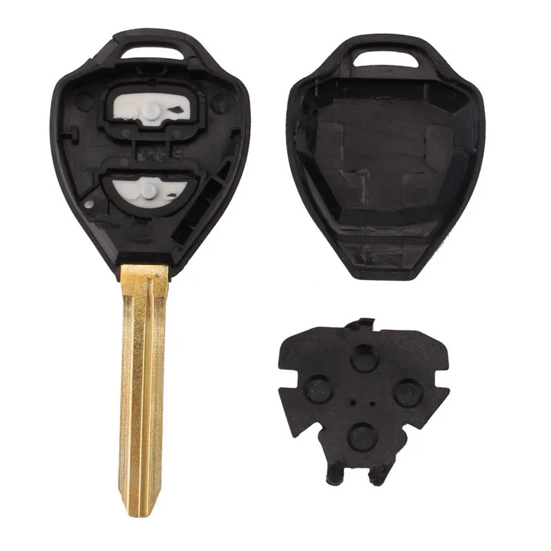 Black Remote Key Case Shell Fit for TOYOTA Rav4 Corolla