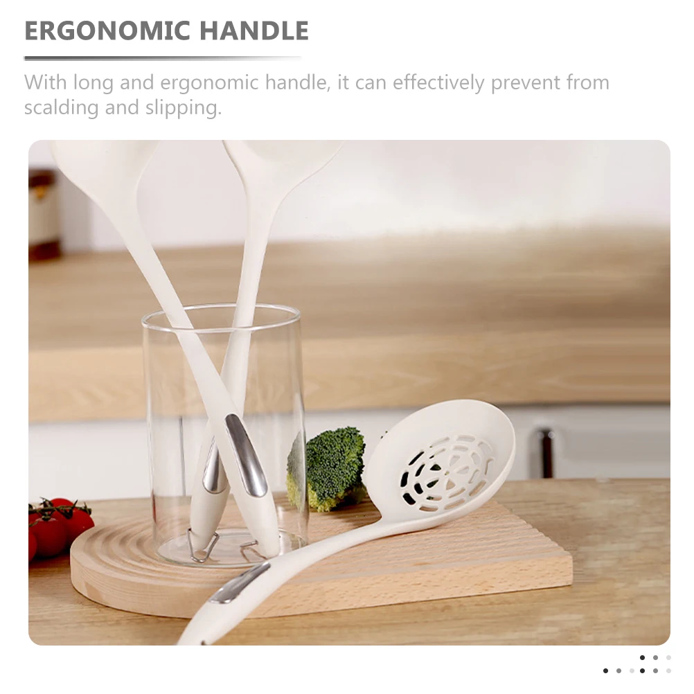 

Silicone Spatula Kitchen Utensils Set Nonstick Cooking Tools Spoon Slotted Pan Long H Heat Resistant Safe Gift