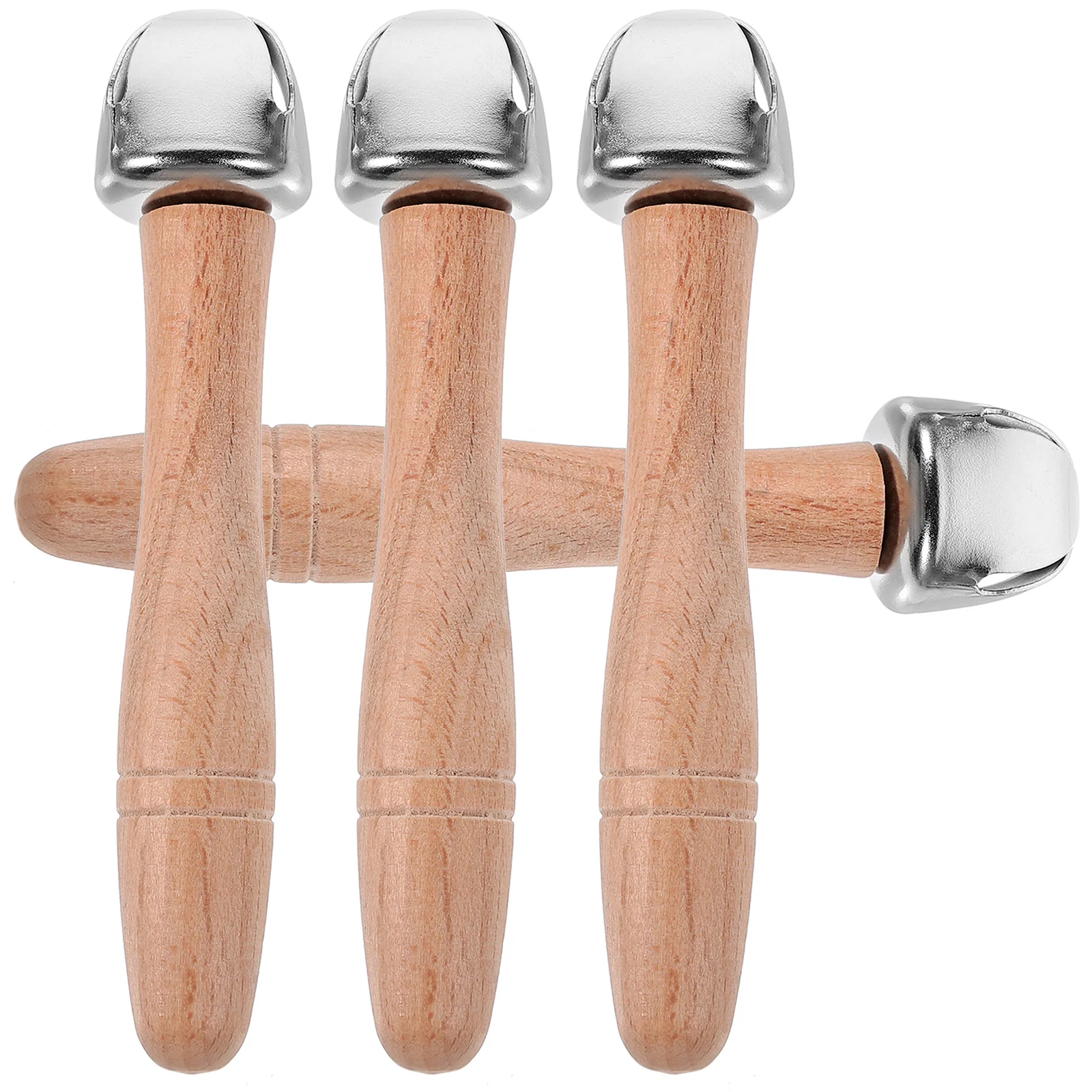 Hand Bell Baby Toddler Toys Bells (iron) Wooden Musical Early Education