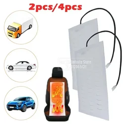 2x/4x 12V Car Heated Seat Covers Pad Alloy wire Heated Auto Car Seat Heating Pad Winter Warmer Heater Mat 48cmx27cm Universal