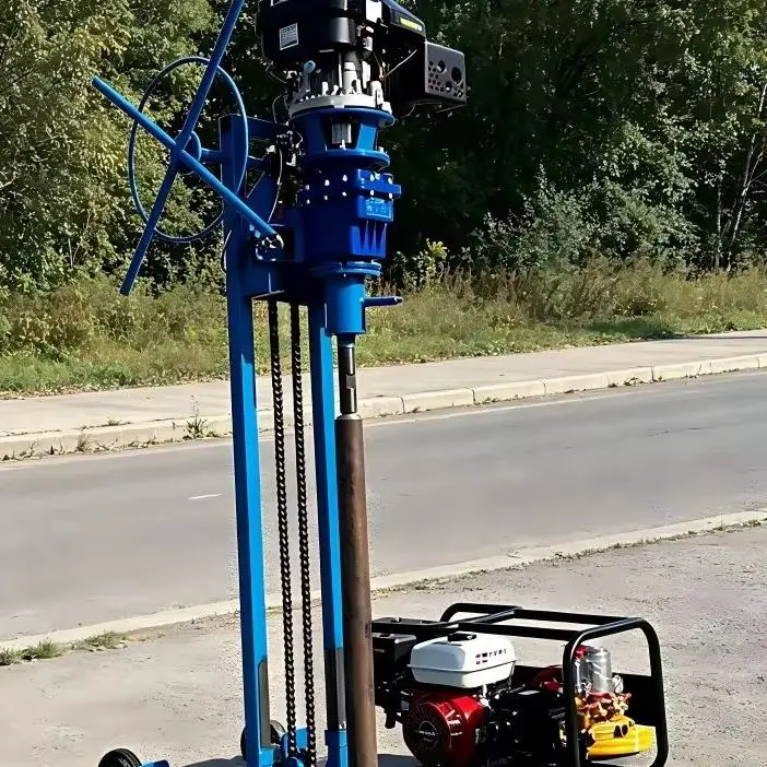 Maßgefertigtes Handgeführtes Bodenproben-Bohrgerät Hocheffiziente Tragbare Mini-Bodenproben-Bohrmaschine
