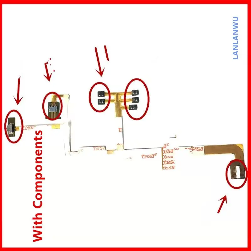 For Canon RF800 F11 IS STM Lens Focus Detection Sensor Flex Cable With Components With Socket With Sensor