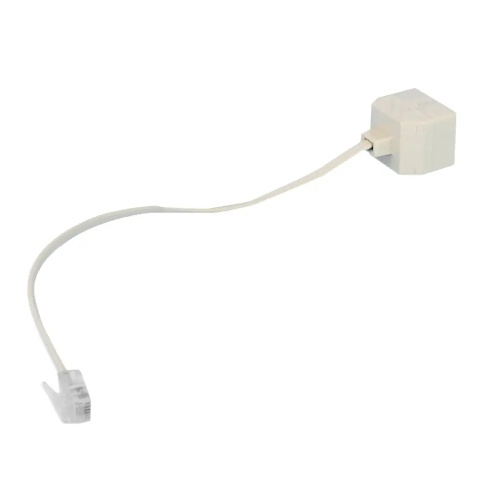 Hot 2 porte 6 p4c RJ11 Dual femmina a maschio cavo telefonico Splitter adattatore 2 vie telefono Splitter linea telefonica