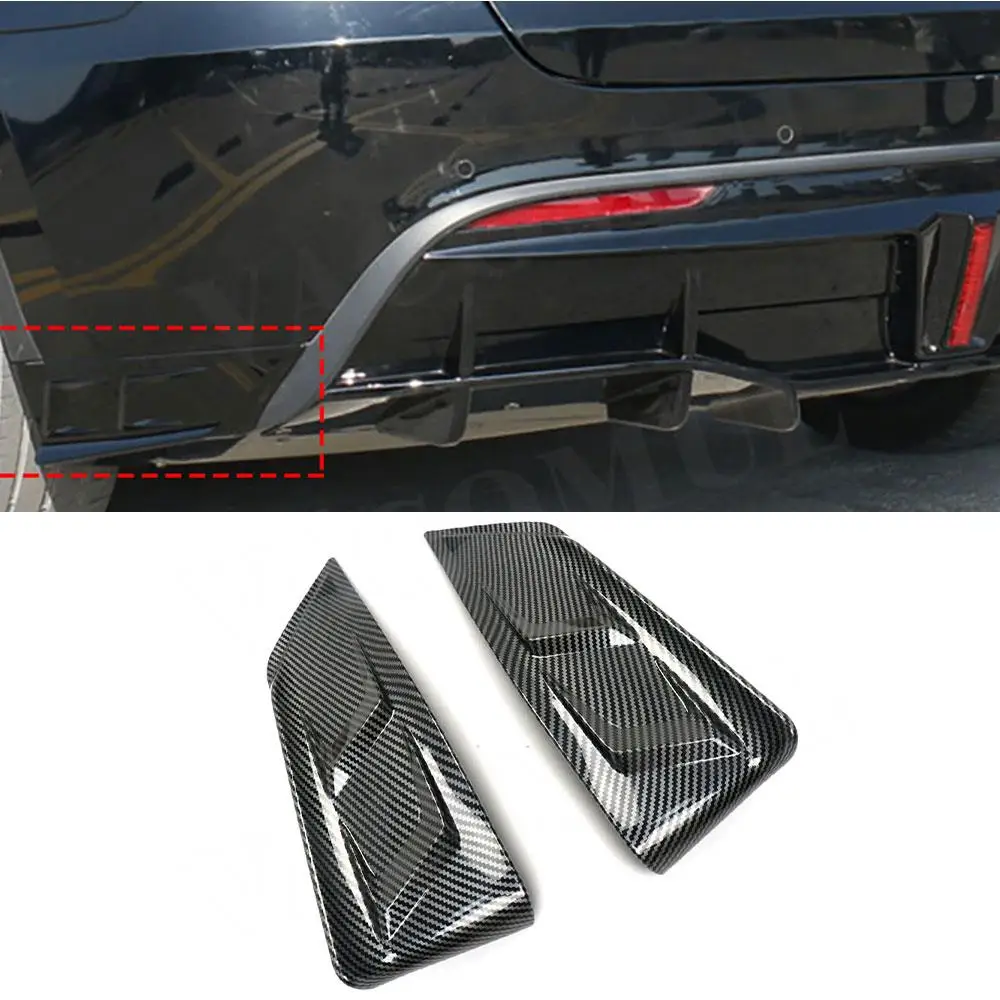 

ABS Rear Bumper Lip Side Splitter for Tesla model Y 2021+ Rear Splitters Lip Side Aprons Canard Flaps Car Styling