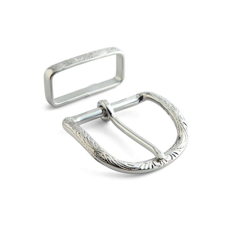 3.8Cm/1.5In Zinc Alloy Buckle Alamo Engraved Buckle Suitable for Belts, Bags, Straps, DIY Accessories