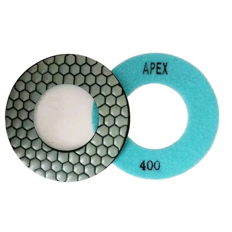 

7step 5inch 130mm Dry Polishing Pad Diamond Resin Bond Sanding For Granite Marble Stone Grinding Discs For Marble Stones