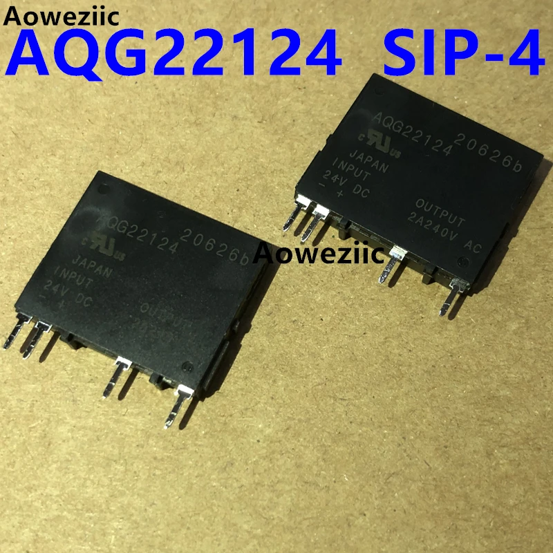 AQG22124 22124 Imported Original Solid State Relay 4-pin 24V 2A 24VDC SIP-4