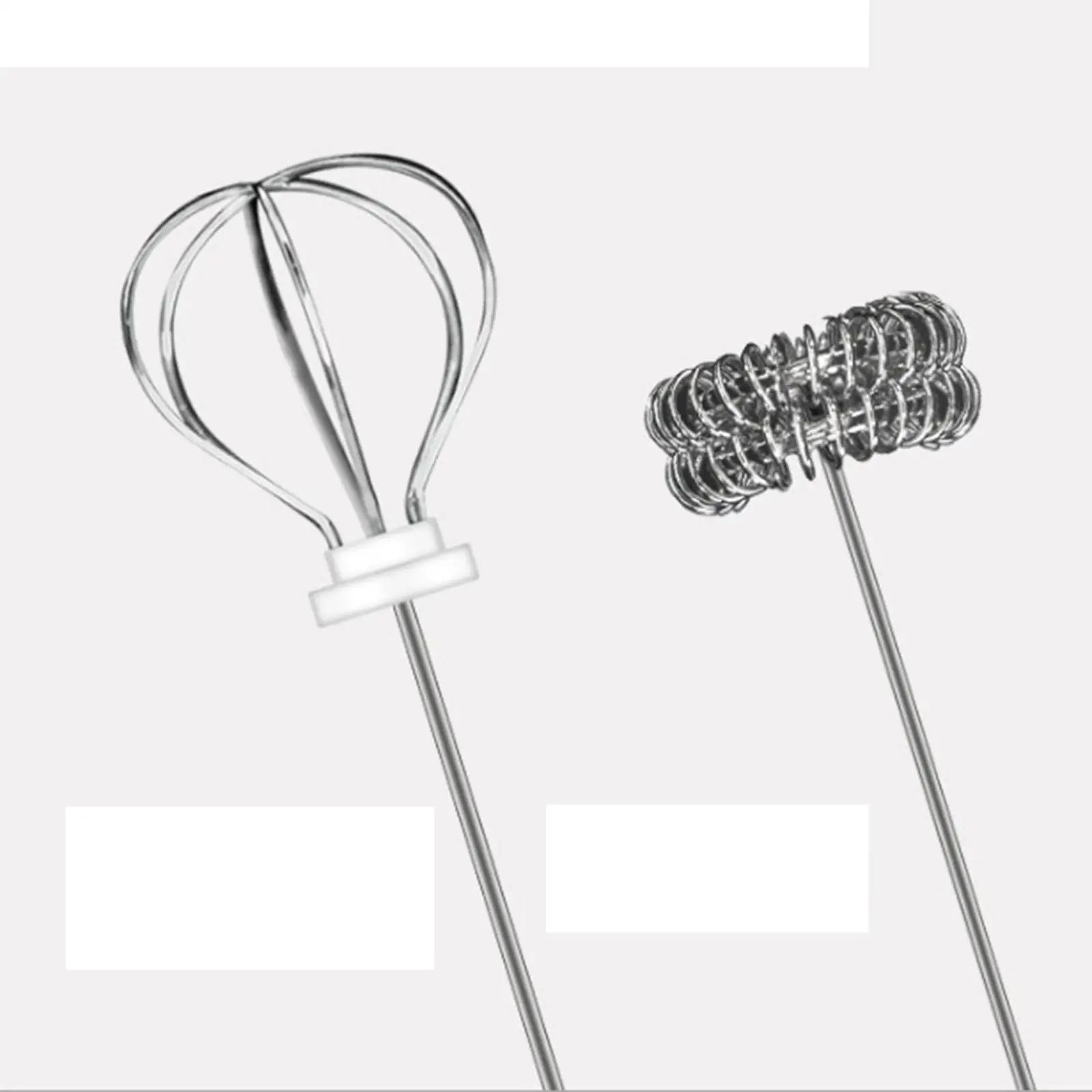 Handheld Coffee Frother Spring Head Whisks Portable Kitchen Gadget Electric Whisk for Hot Chocolate Matcha Cappuccino Latte Milk