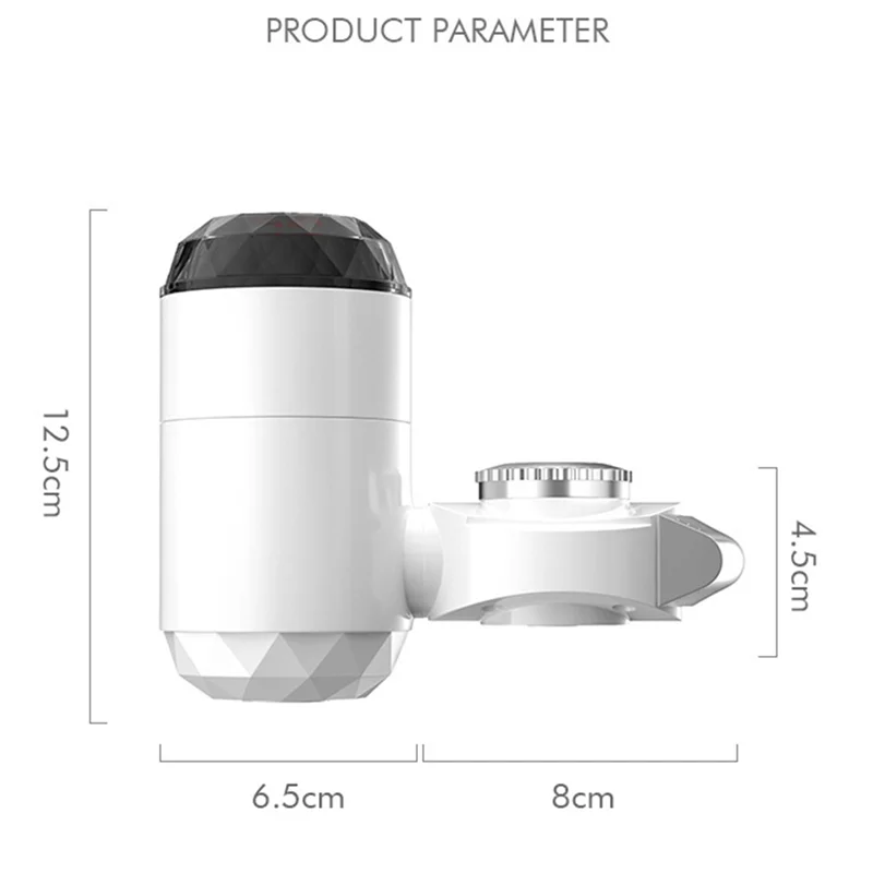 ABLU-Küche Elektrischer Warmwasserbereiter Wasserhahn Sofortiger Warmwasserhahn Heizung Kaltheizung Wasserhahn Durchlauferhitzer US-Stecker