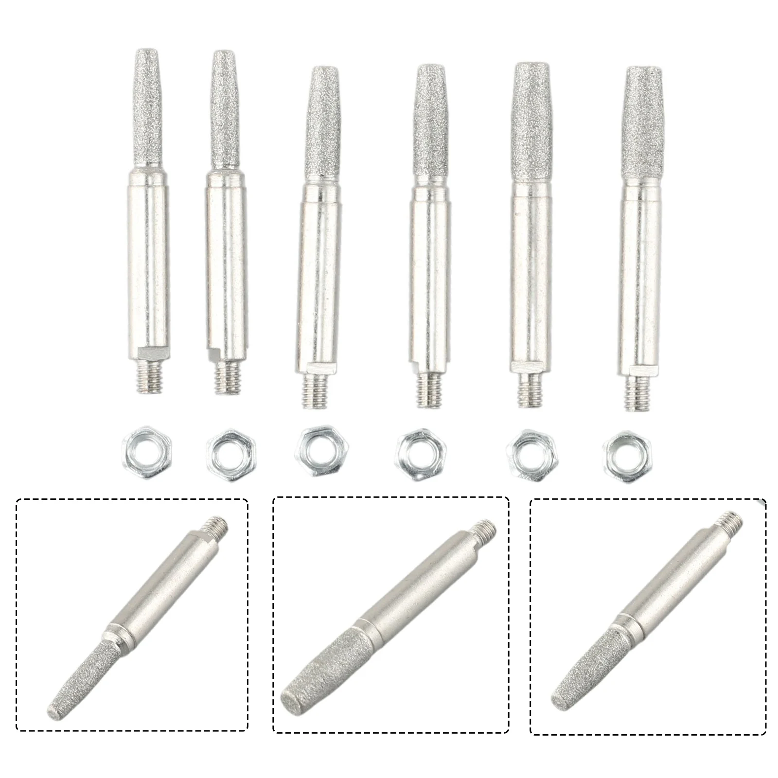 Practical Replacement High-Quality Materials New Grinding Head Hand Tools 4.0mm/5.0mm/6.0mm 50mm / 1.96Inch 6pcs Portable Set
