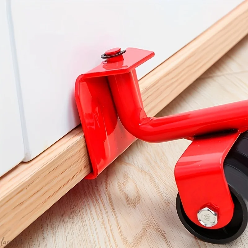 Juego de 5 piezas de elevador de muebles, herramienta de rodillo para mover muebles, almohadilla giratoria de 360 grados para reorganizar fácilmente