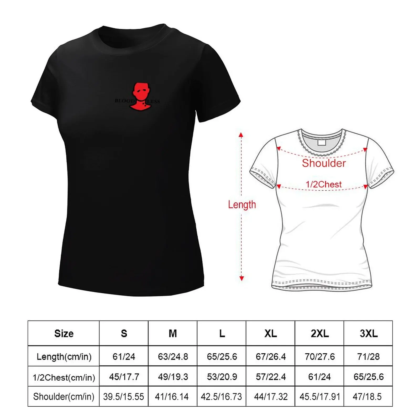 Bg3 Bloodless Design T-Shirt quick drying korean fashion t shirts for Women graphic