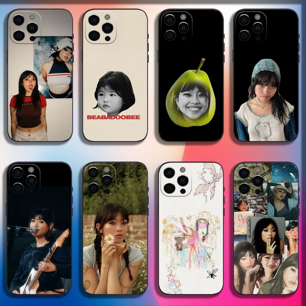 

Singer B-Beabadoobee Phone Case For iPhone 16,15,14,13,12,11,Pro,X,XS,Max,XR,Plus,Mini Soft Black Cover