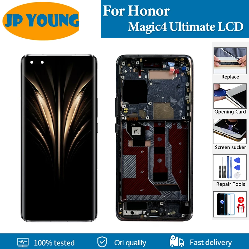 

6.81" AMOLED For Honor Magic4 Ultimate LCD Display Touch Digitizer LGE-AN20 For Honor Magic 4 Ultimate Prestige Edition Replace