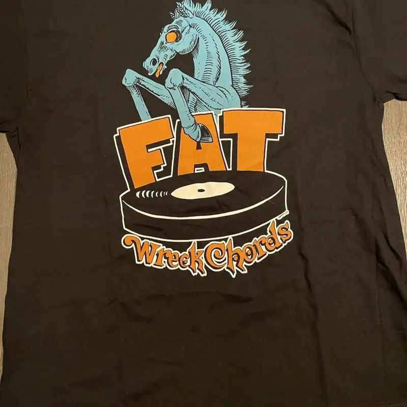 NoFX final Tour Denver Blucifer Fat Wreck Chords Shirt Large