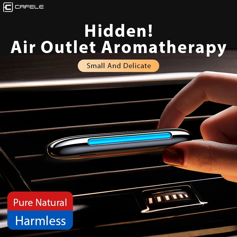 

CAFELE Car Air Freshener Perfume Fragrance for Auto Air Vent Freshener Air Conditioner Clip Diffuser Solid Perfume Car Freshener