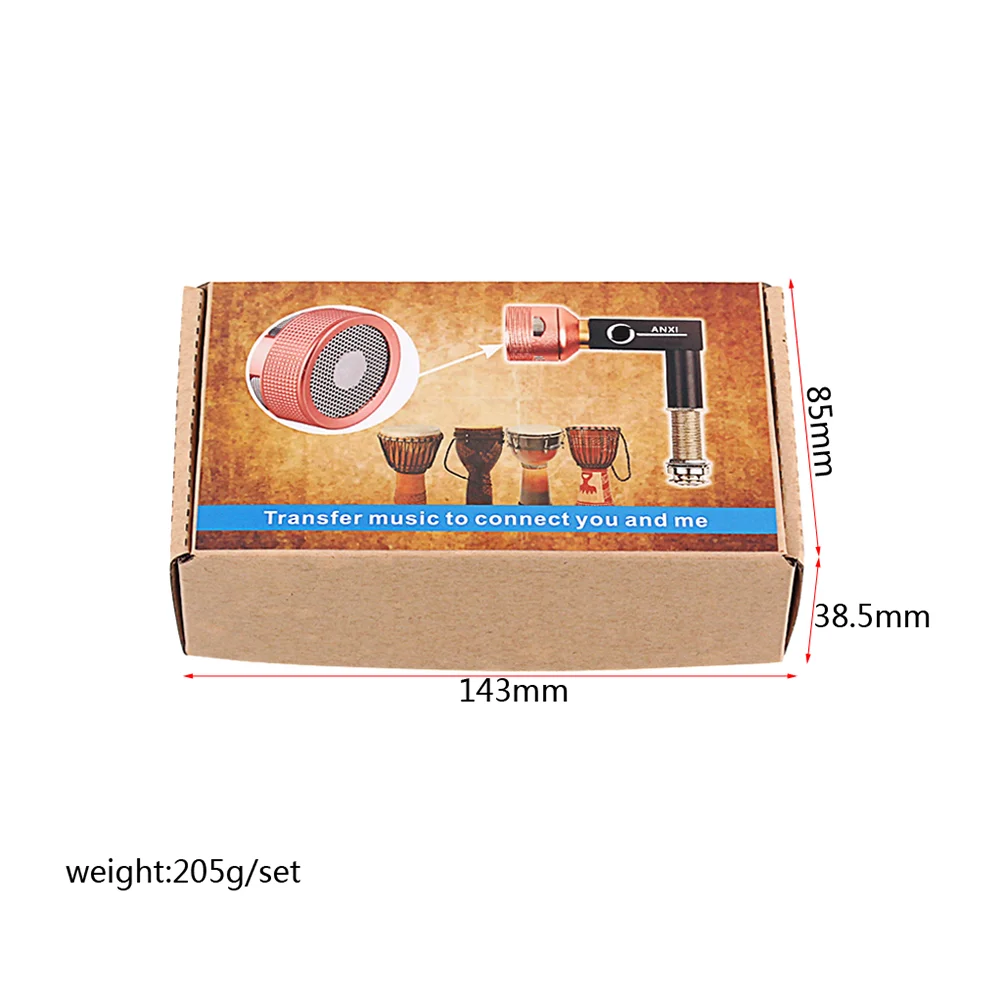 Professional Elbow Sound Pickup for Cajon Drum African Drum and Box Drum WP03 Elbow Pickup Cajon Drum Pickup