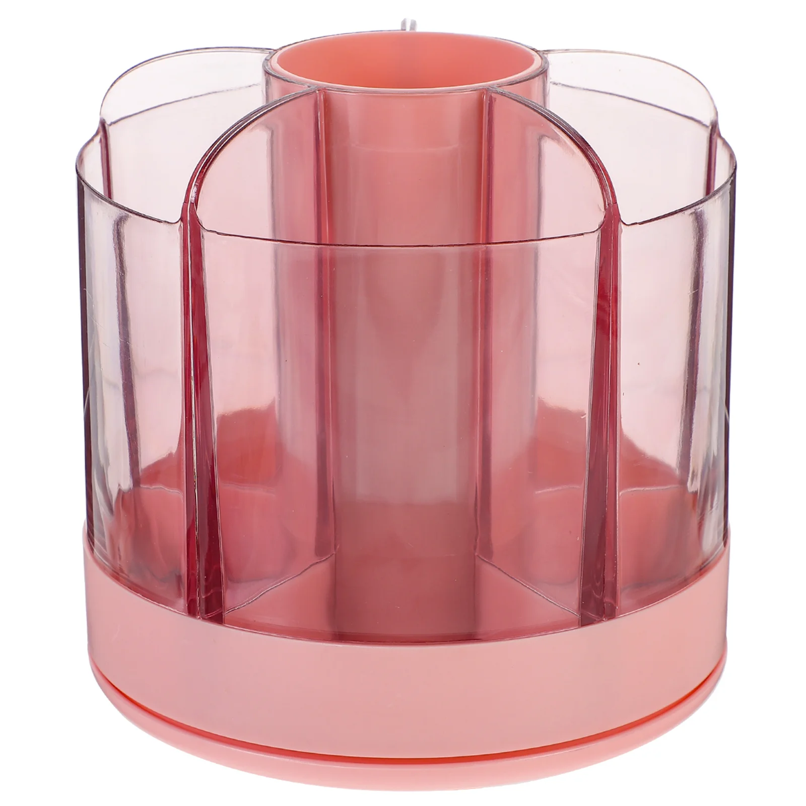 

360° Rotating Pen Organizer Desktop Storage Box For Makeup Brushes Pencil Holder Compartment Tabletop Desk Organizer