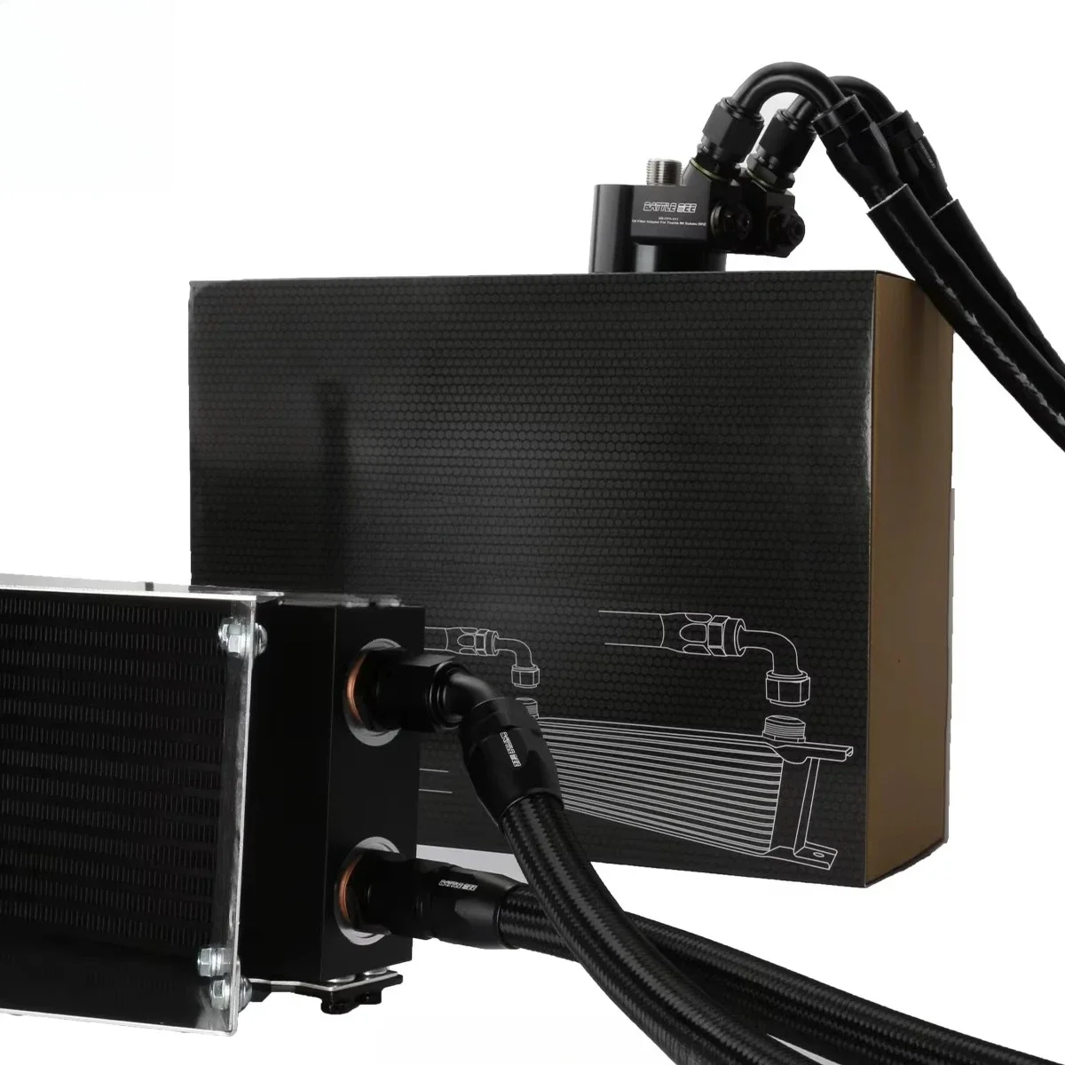 Engine Oil Cooler Kit Radiator With Thermostat for TOY*OTA GR86 BRZ FA24 Auto Parts High Configuration Version BB-OCK-142