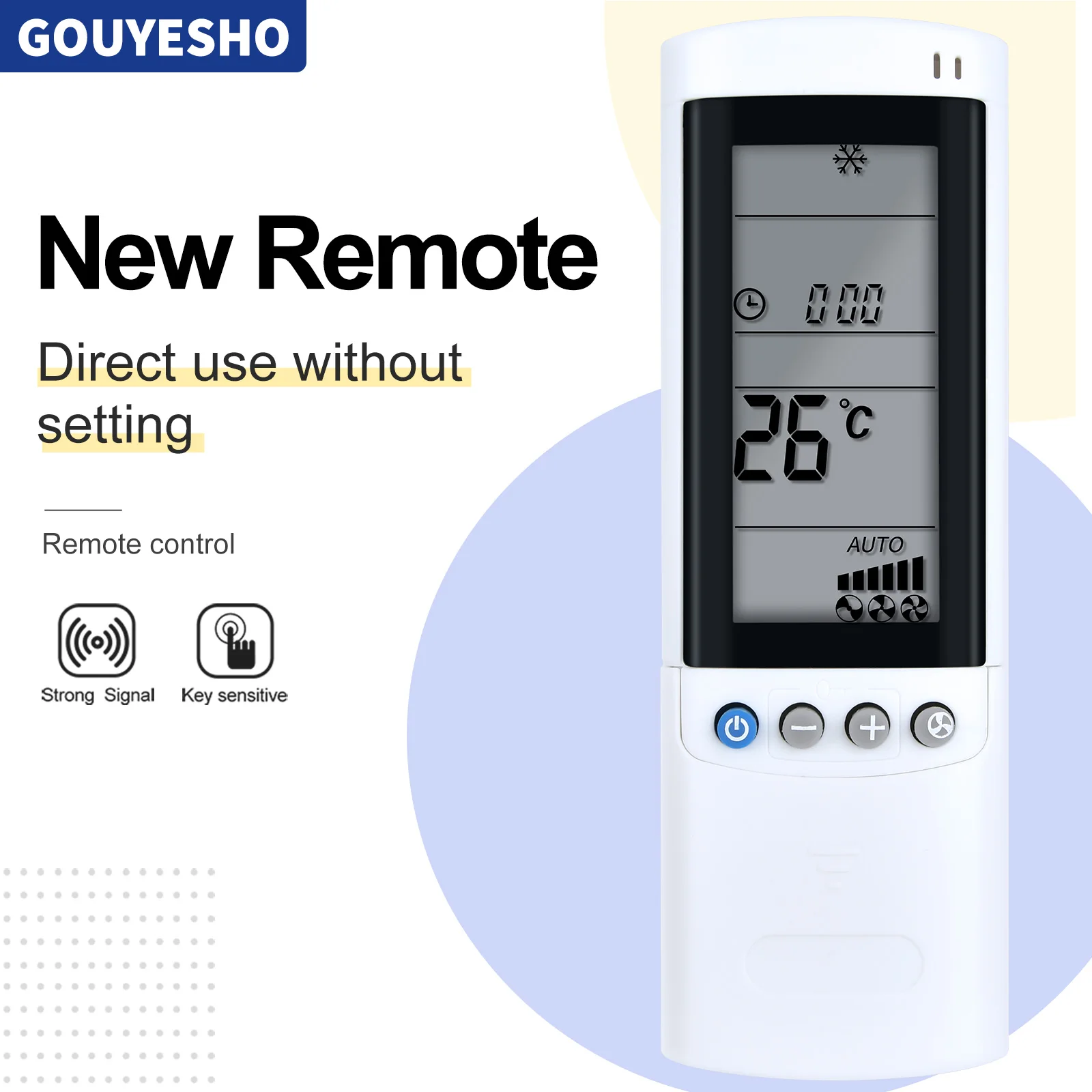جهاز تحكم عن بعد RC08C جديد لـ Airwell Electra لمكيف الهواء Gree سلسلة HKD HND HCD