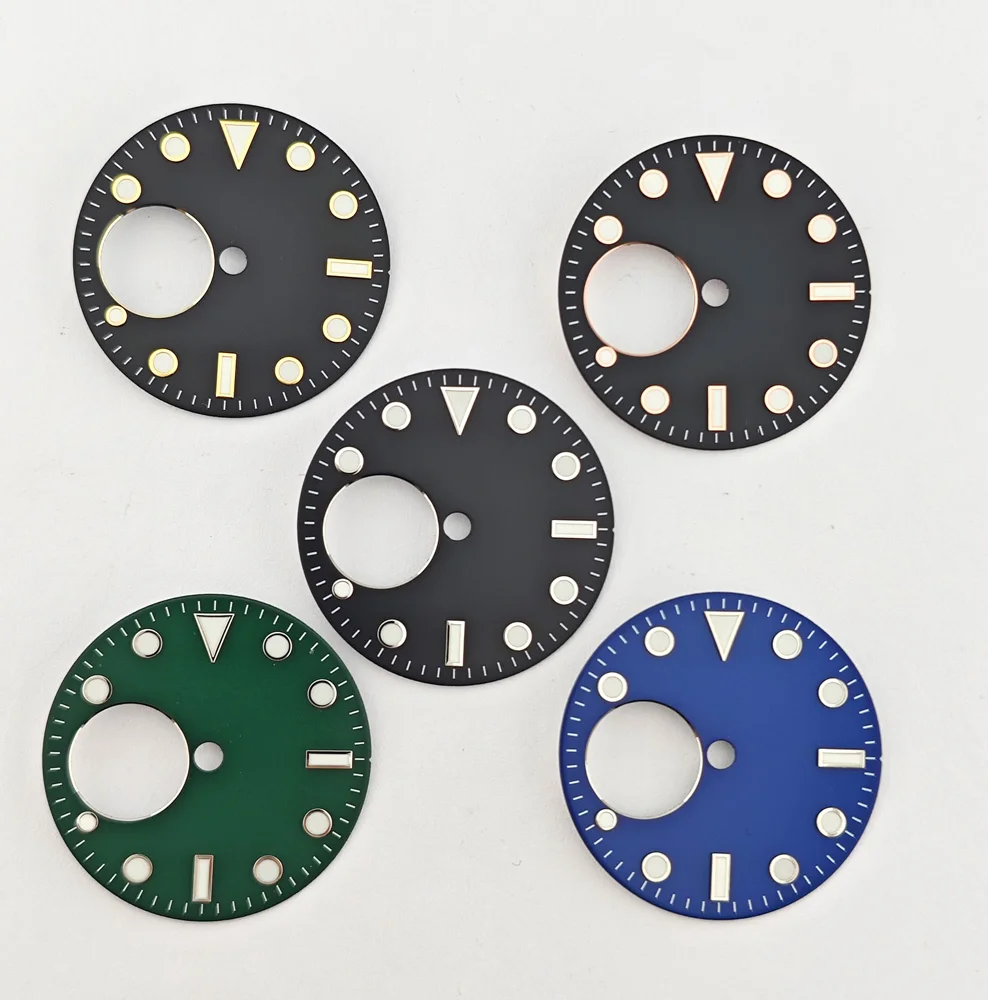 Новинка, циферблат для часов 28,5 мм, циферблат для часов NH38, самодельный логотип на заказ, лазерная печать имени/логотипа NH38, циферблат для часов, аксессуары, подходящие для движения NH38