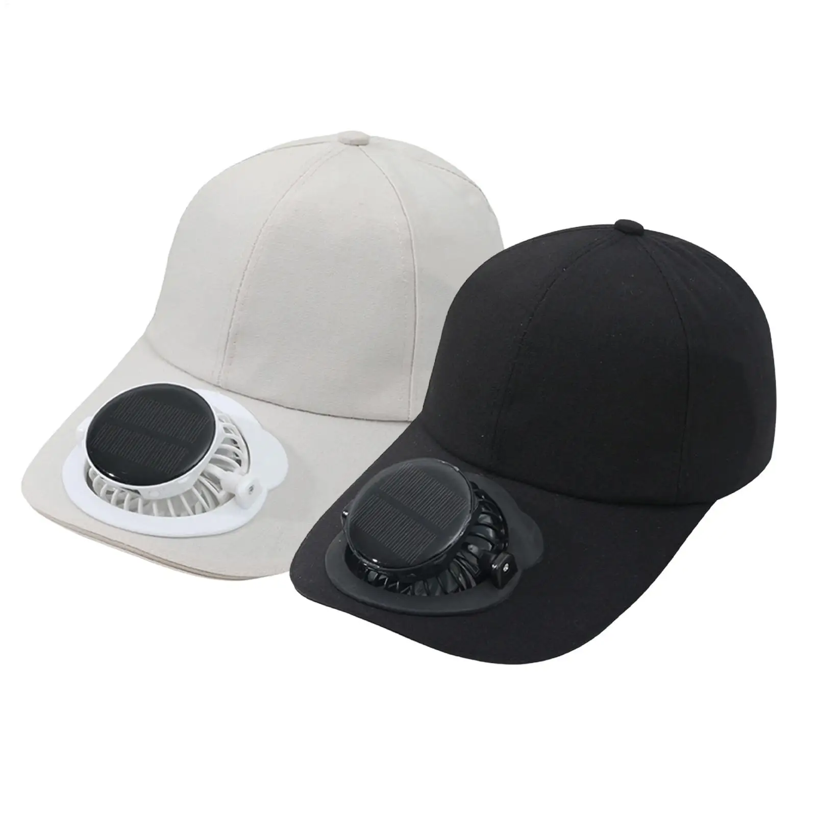 New Breathable Solar Cooling Fan Hat Sunshade Sun Protection Baseball Caps Rechargeable Built-in Fan​​ Fan Hat​​ For Women Men