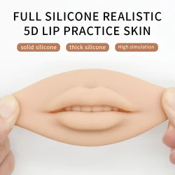Premium Soft 3D Lips Practice Silicone Skin For Permanent Makeup Artists Human Lip Blush Microblading PMU Training Accessories