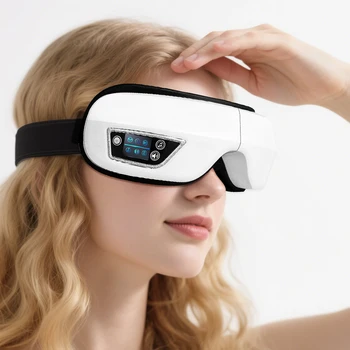 Smart Portable Vibration Eye Massager Airbag Compress Eye Care Tool Bluetooth Music Eye…