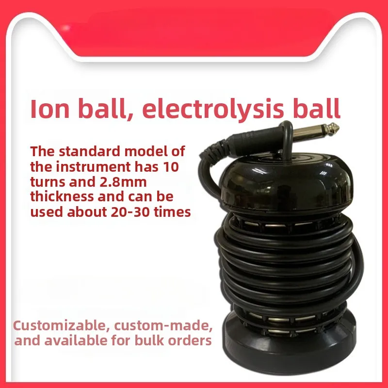 Hydrogen quantum foot therapy instrument, household health foot soaking artifact, negative ion electrolytic ball probe