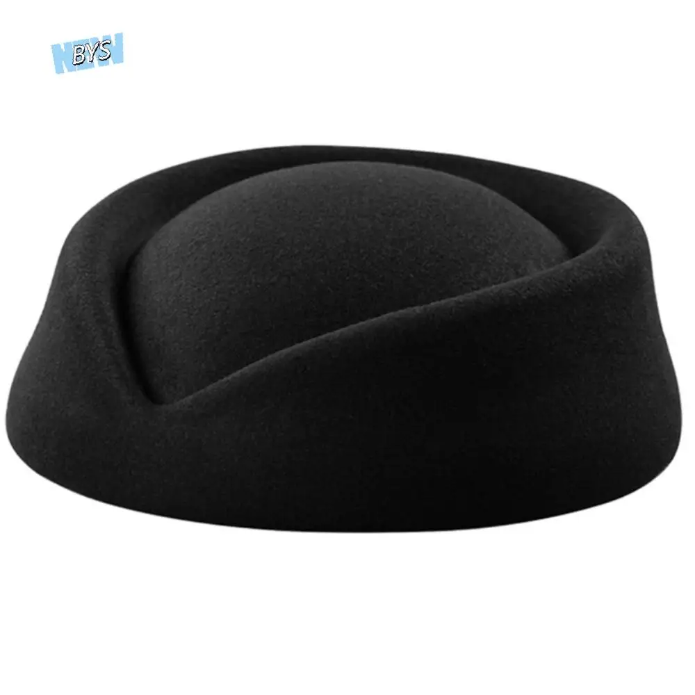 

Vintage Looking Flight Attendant Hat Teardrop Hat Pillbox Hat Airline Stewardess Caps Colorful Beret Hat Uniform Stewardess Hat